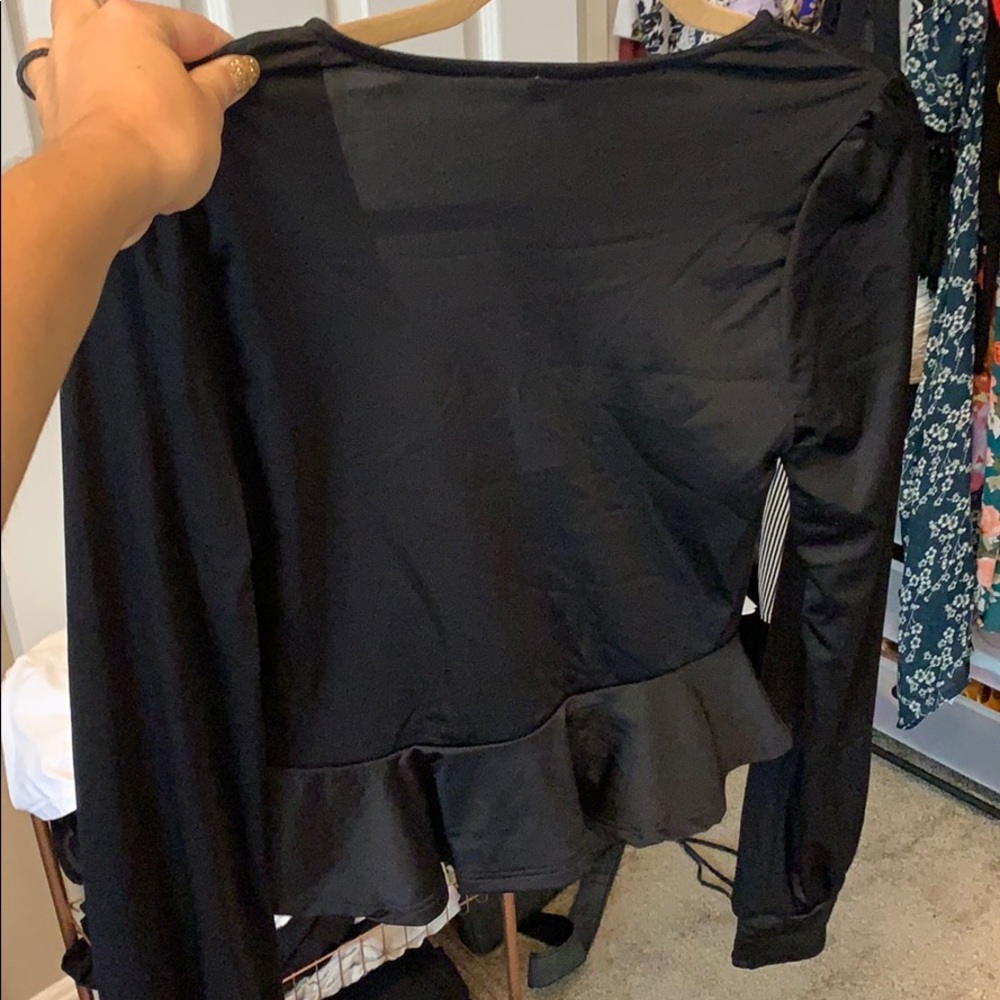 L.A. Hearts Long Sleeve Blouse - Picture 11 of 16